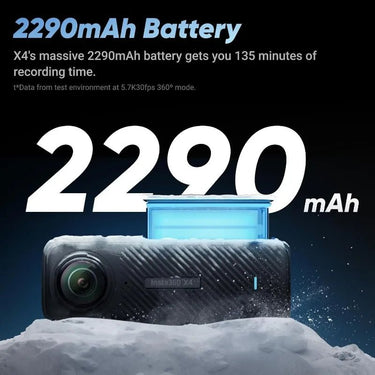X4 8K Waterproof 360 Action Camera Bundle - InspiredGrabs.com